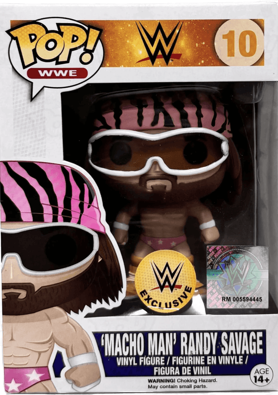 macho man randy savage pink wwe exclusive 10