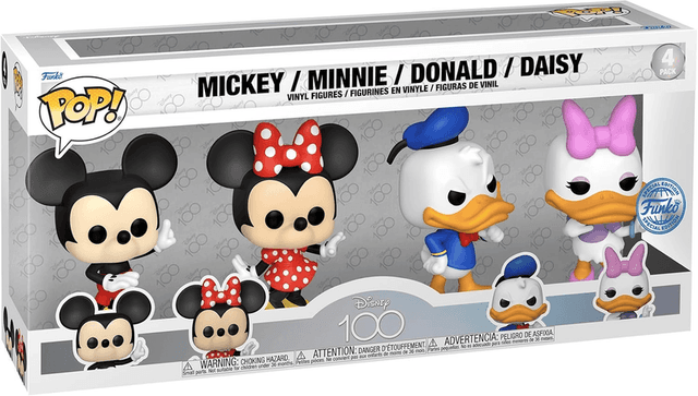 mickey minnie donald daisy special edition 4 pack