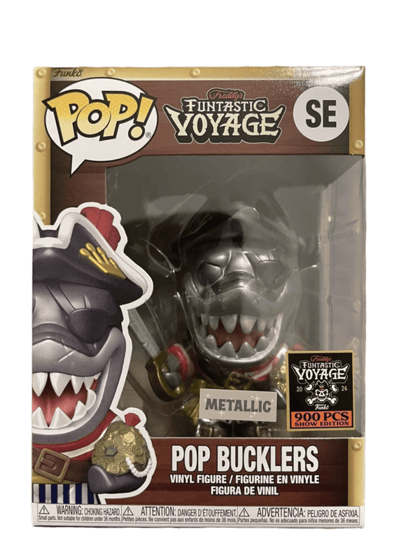 pop bucklers funtastic voyage metallic