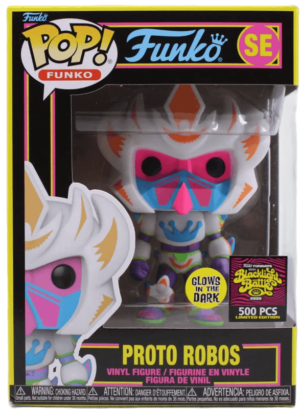 proto robos blacklight battle glows in the dark