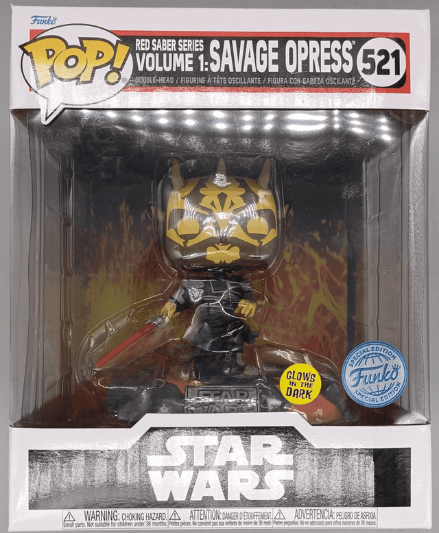 red saber series volume 1 savage opress special edition glows in the dark 521