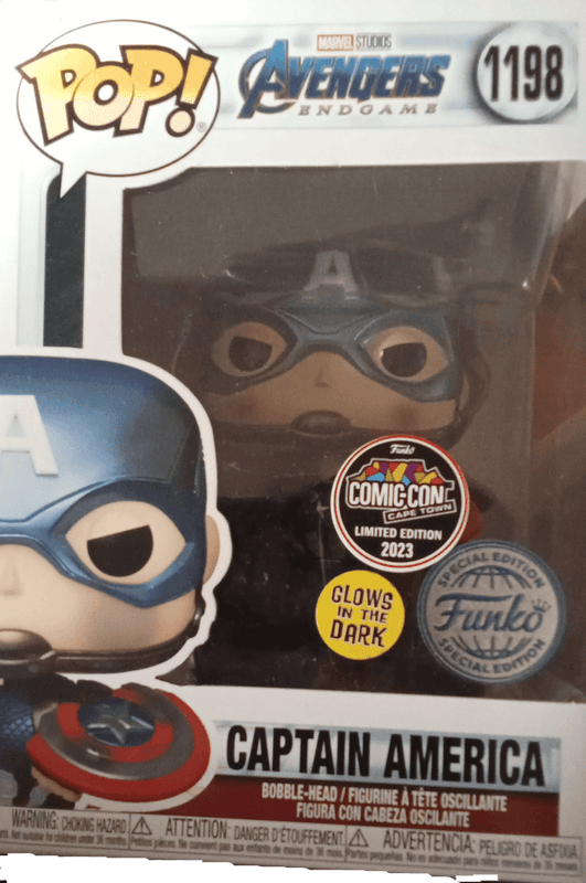 captain america special edition comic con cape town glows in the dark 1198