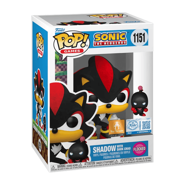 shadow with dark chao original blue toy temple pre release flocked pink background 1151