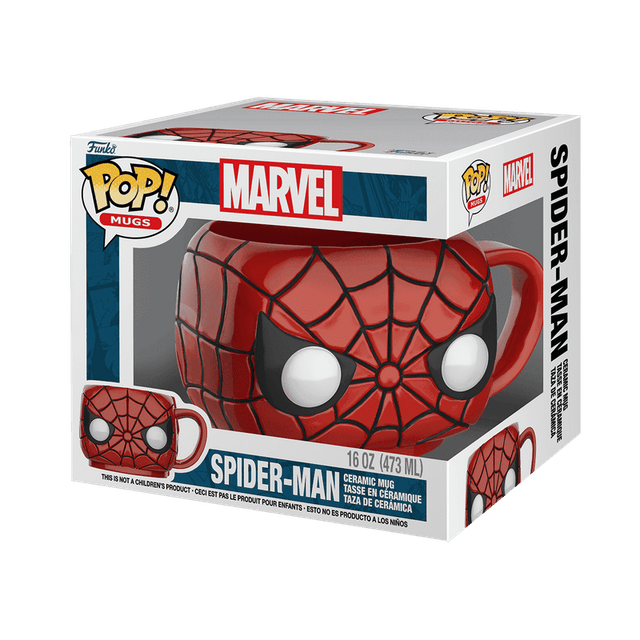 spider man ceramic mug