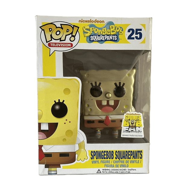 spongebob squarepants metallic sponge bob fan 25