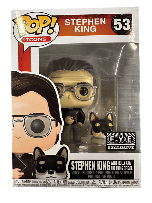stephen king with molly aka the thing of evil fye exclusive black background 53
