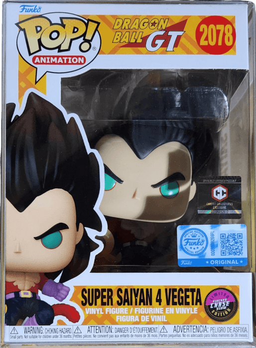 super saiyan 4 vegeta original blue cc chalice collectibles black background flocked chase glow 2078