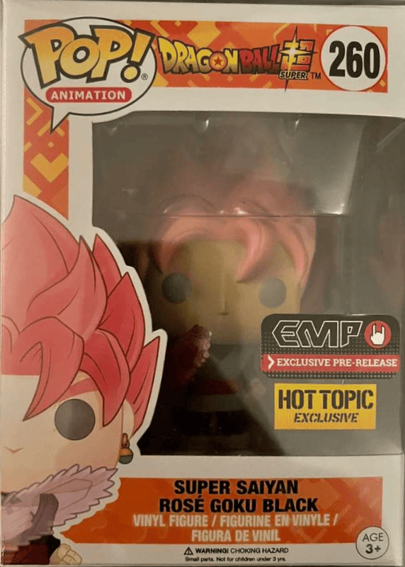 super saiyan rose goku black hot topic yellow background emp pre release 260