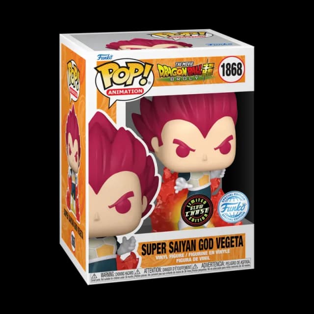 super saiyan god vegeta special edition glow chase 1868