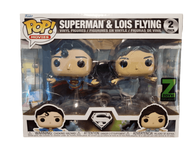 superman lois flying z zavvi 2 pack
