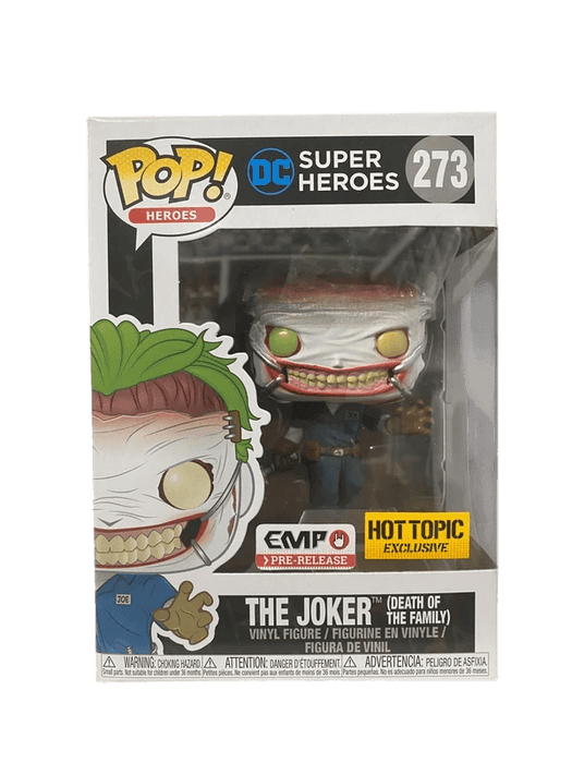 the joker death of family hot topic yellow background emp pre release white 273