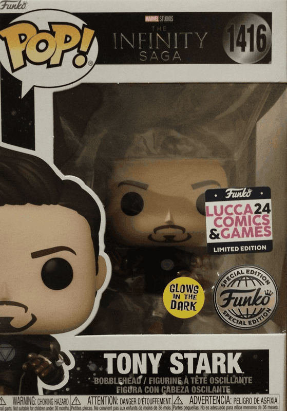 tony stark special edition lucca comics games glows in the dark 1416