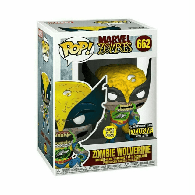 zombie wolverine entertainment earth exclusive glows in the dark 662