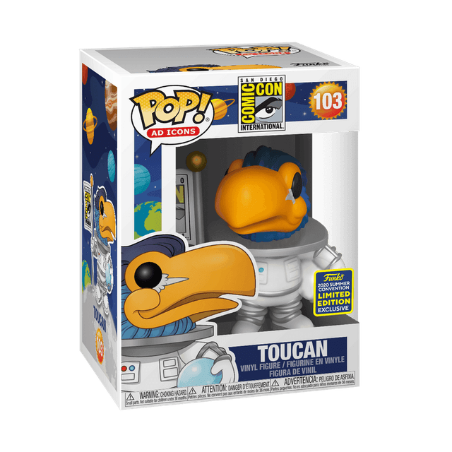 toucan astronaut white summer convention 103