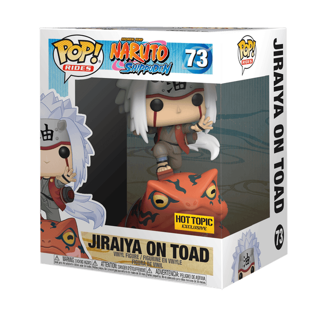 jiraiya on toad hot topic yellow background 73