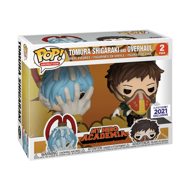 tomura shigaraki and overhaul funimation 2 pack