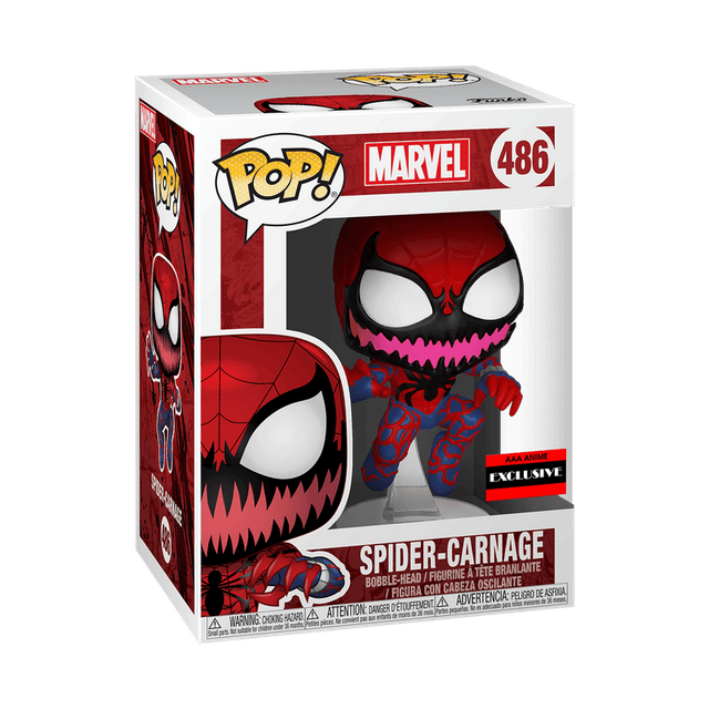 spider carnage aaa anime exclusive red background 486