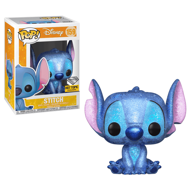 stitch hot topic yellow background diamond 159