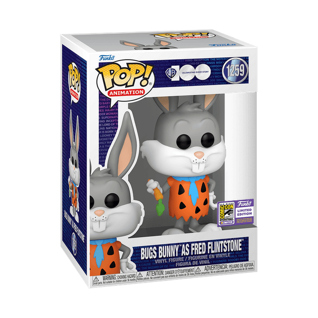 bugs bunny as fred flintstone san diego comic con 1259