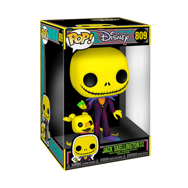 jack skellington with zero blacklight 809