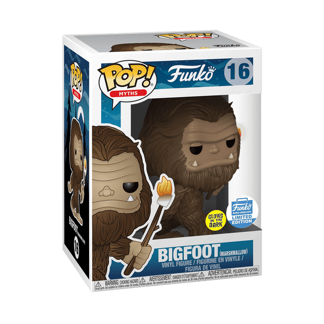 bigfoot marshmallow limited edition glows in the dark 16