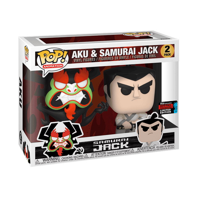 aku samurai jack new york comic con 2 pack