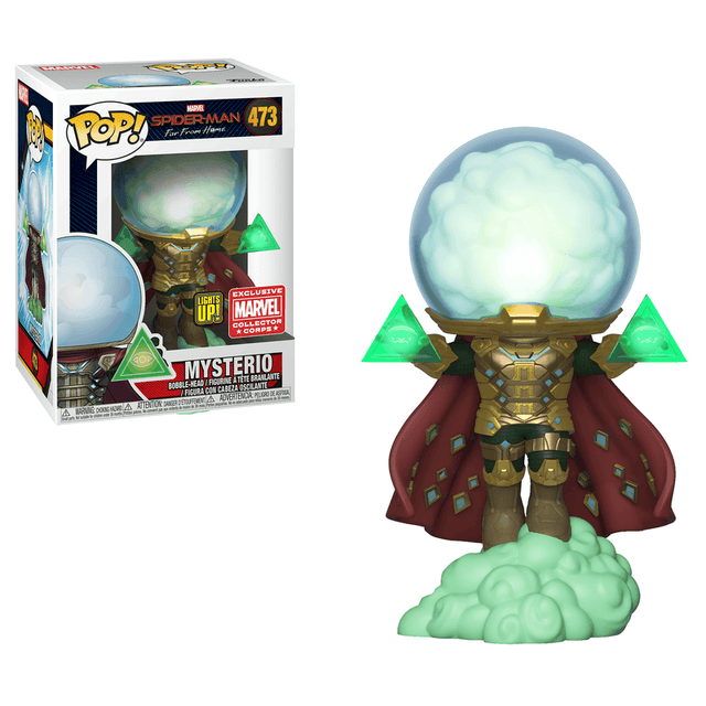 mysterio marvel collector corps red light up 473