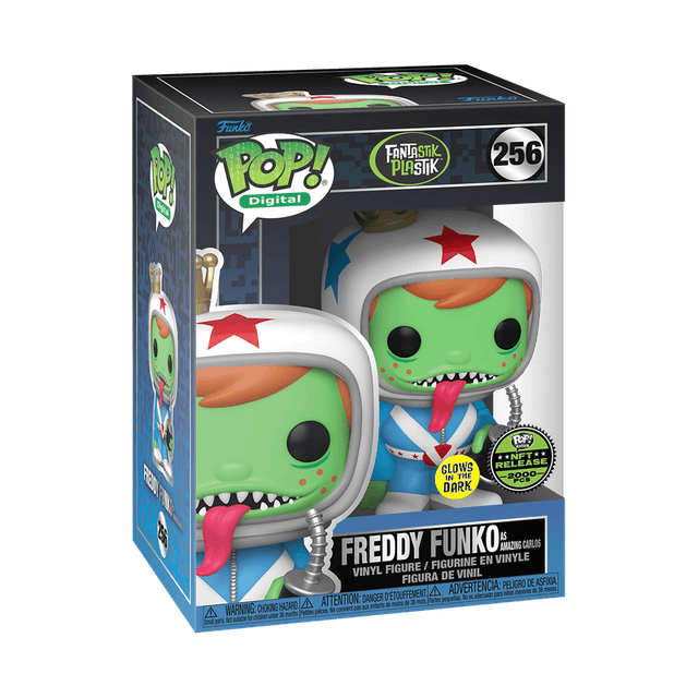 freddy as amazing carlos nft release glows in the dark 256