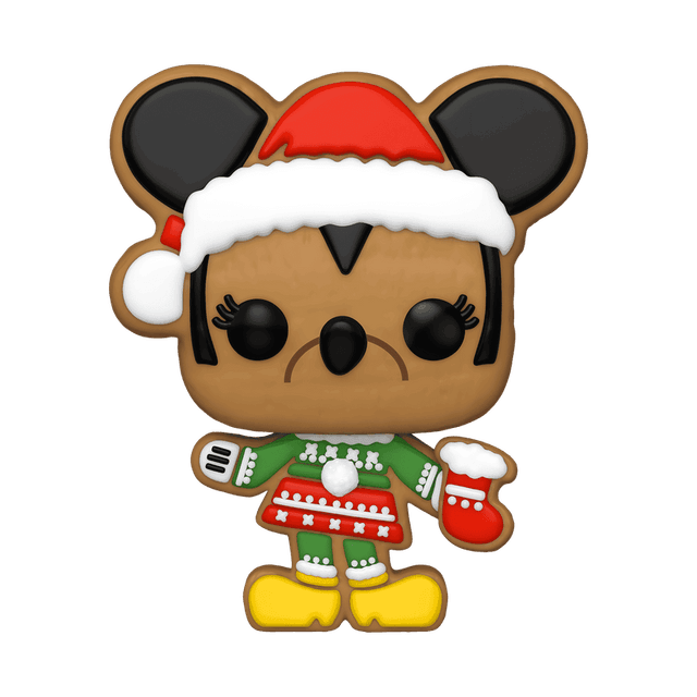 gingerbread minnie mouse limited edition green white red 995