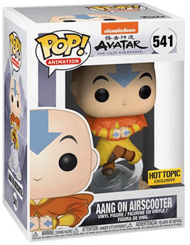 aang on airscooter hot topic yellow background 541