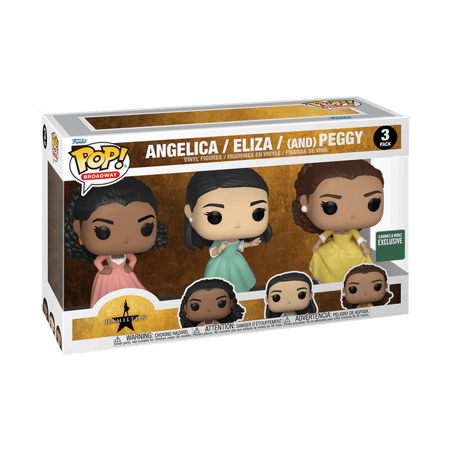angelica eliza and peggy a barnes noble exclusive green background 3 pack