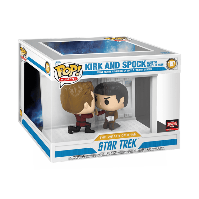 kirk and spock from the wrath of khan target con 1197
