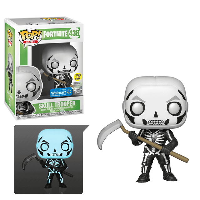 skull trooper only at walmart glows in the dark fortnite 438