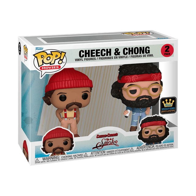cheech chong specialty series black background 2 pack