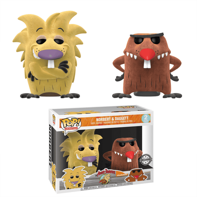 norbert daggett fye exclusive black background flocked pink 2 pack