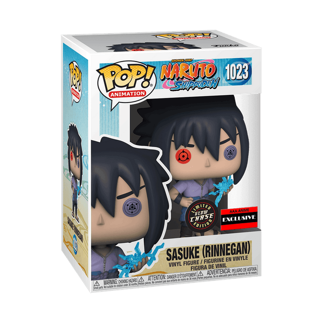 sasuke rinnegan aaa anime exclusive red background glow chase 1023