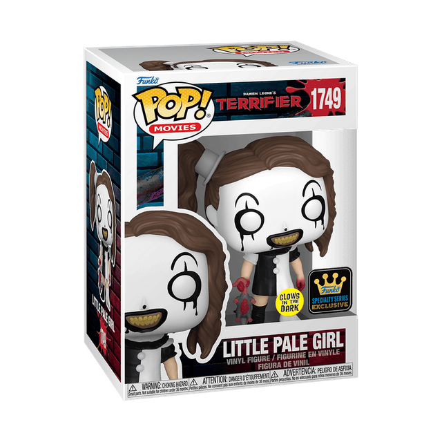 little pale girl specialty series black background glows in the dark 1749