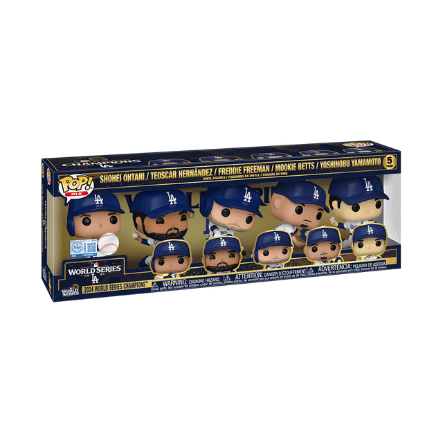 shohei ohtani teoscar hernandez freddie freeman mookie betts yoshinobu yamamoto los angeles dodgers original blue 5 pack
