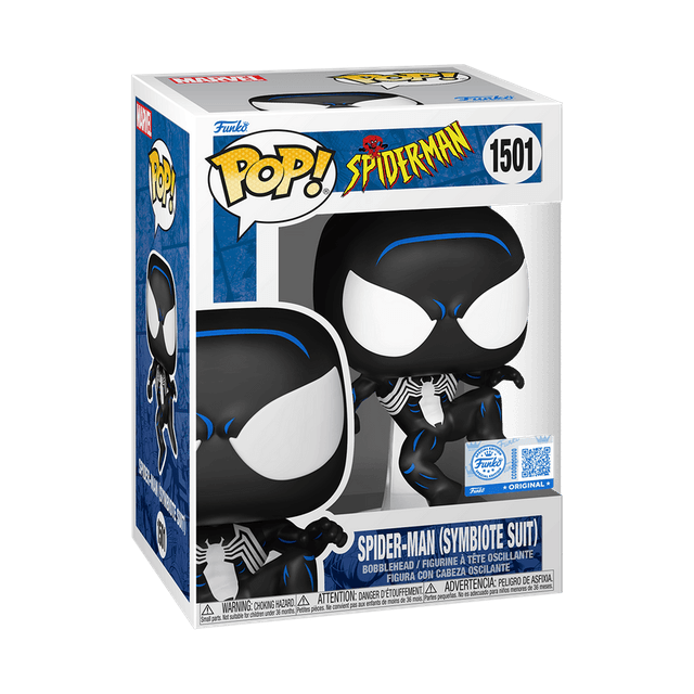 spider man symbiote suit original blue 1501