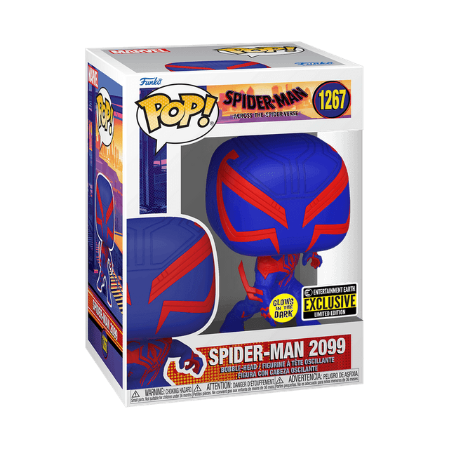 spider man 2099 entertainment earth exclusive glows in the dark 1267