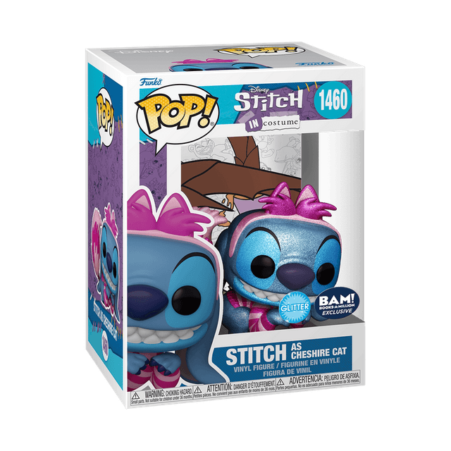 stitch as cheshire cat bam dark blue glitter 1460