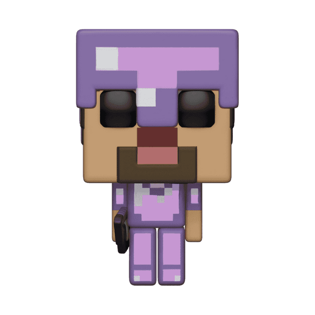 steve in enchanted armor exclusive silver background 324