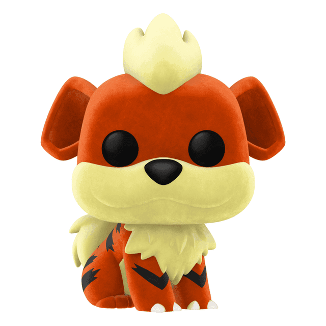 growlithe new york comic con flocked pink background 597