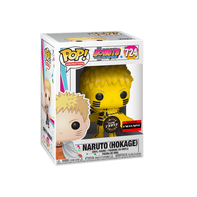 naruto hokage aaa anime exclusive red background glow chase 724