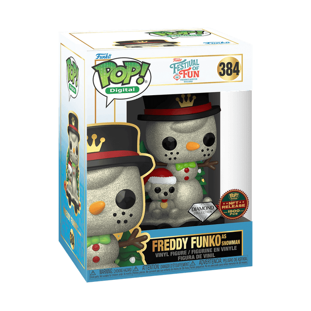 freddy as snowman nft release diamond 384