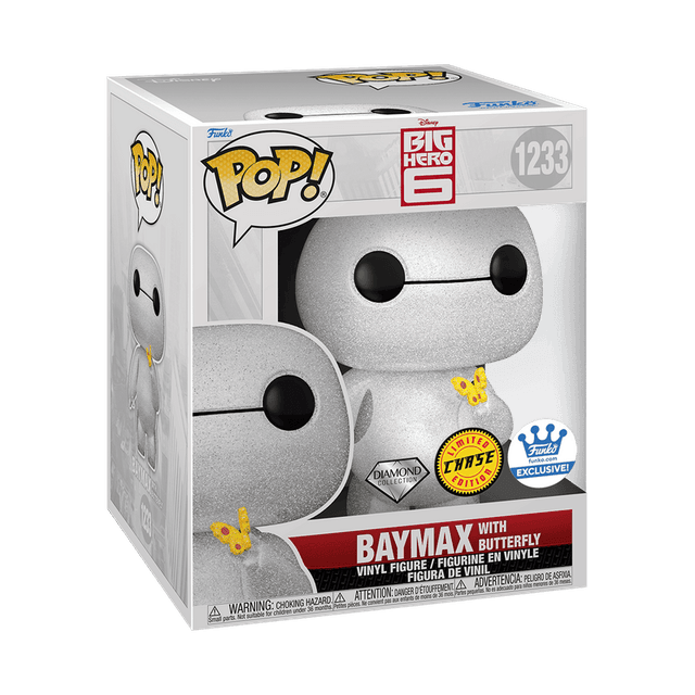 baymax with butterfly exclusive white background chase diamond 1233