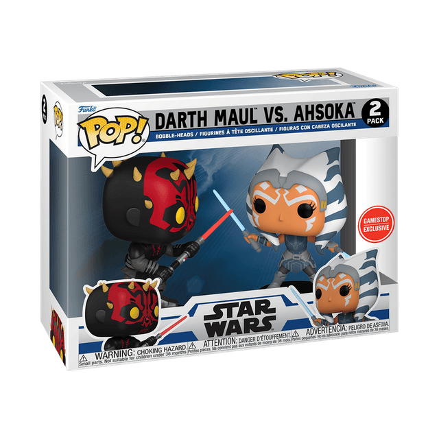 darth maul vs ahsoka gamestop exclusive 2 pack