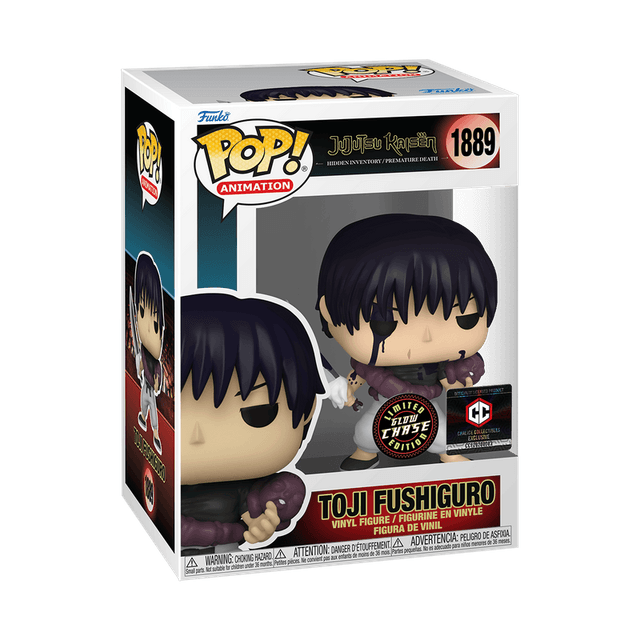 toji fushiguro cc chalice collectibles black background glow chase 1889