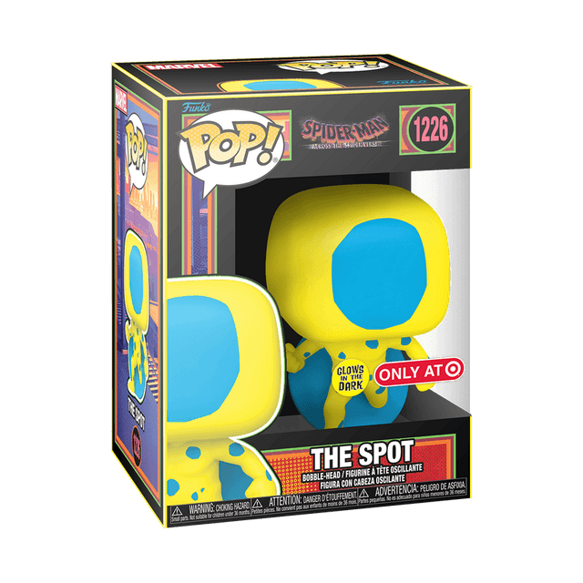 the spot only at glows in dark 1226
