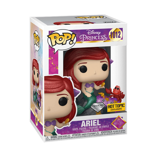 ariel hot topic yellow background diamond 1012